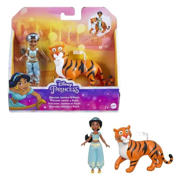 Disney-prinsessa Jasmina ja Tiger Rajja -hahmo-nukke hinta ja tiedot | Tyttöjen lelut | hobbyhall.fi
