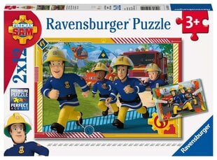 Ravensburger Puzzle FS: Sam ja hänen tiiminsä 2x12p 5015 hinta ja tiedot | Palapelit | hobbyhall.fi