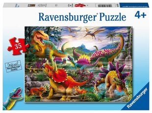 Ravensburger Puzzle T-Rex Terror 35P 5160 hinta ja tiedot | Palapelit | hobbyhall.fi