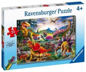 Ravensburger Puzzle T-Rex Terror 35P 5160 hinta ja tiedot | Palapelit | hobbyhall.fi