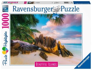 Ravensburger Puzzle Beaut.Slands Seychelles 1000p 16907 hinta ja tiedot | Palapelit | hobbyhall.fi