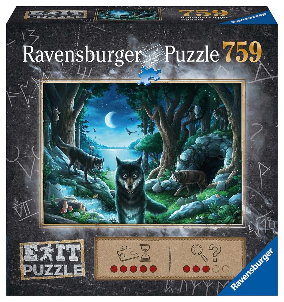 Ravensburger Puzzle Exit 7: Wolf Stories 759P 15028 hinta ja tiedot | Palapelit | hobbyhall.fi
