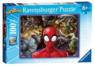 Ravensburger Puzzle Spider-Man 100p 10728 hinta ja tiedot | Palapelit | hobbyhall.fi