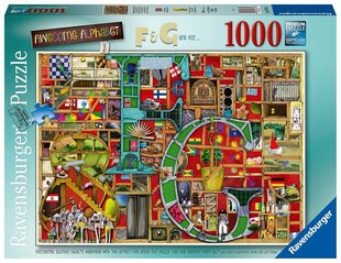 Ravensburger Puzzle Awesome aakkoset "F" & "G" 1000p 16761 hinta ja tiedot | Palapelit | hobbyhall.fi