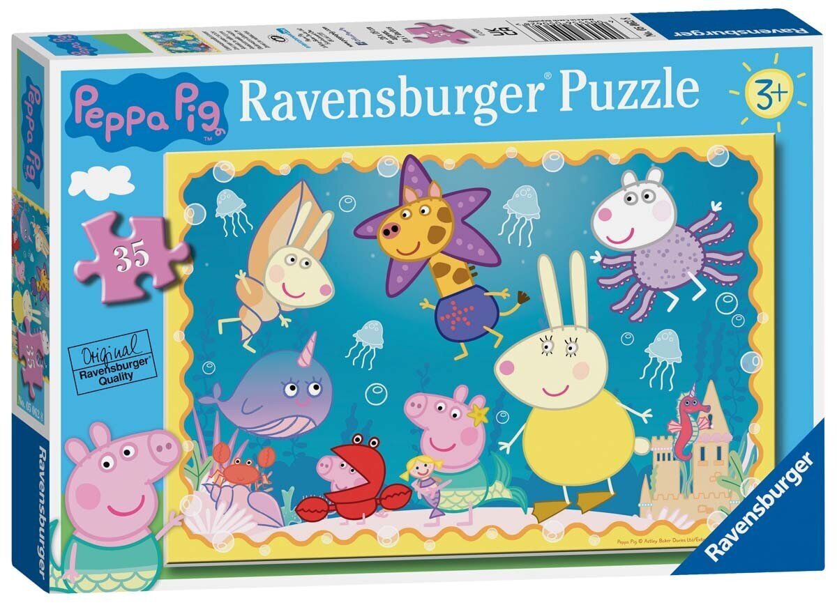 Ravensburger Puzzle PP: Peppa Pig (Pipsa Possu) 35P 5062 hinta ja tiedot | Palapelit | hobbyhall.fi