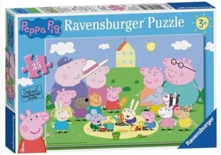 Ravensburger Puzzle Peppa Pig (Pipsa Possu) 3 35p 8632 hinta ja tiedot | Palapelit | hobbyhall.fi