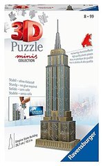 Ravensburger Puzzle Ravensburger 3D Puzzle 11271 Mini Empire State Building 54 kappaletta 8 vuotta, monivärinen hinta ja tiedot | Palapelit | hobbyhall.fi