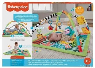 Fisher-Price 3 in 1 Rainforest Sensory Gym (HJW08) hinta ja tiedot | Fisher Price Lapset | hobbyhall.fi