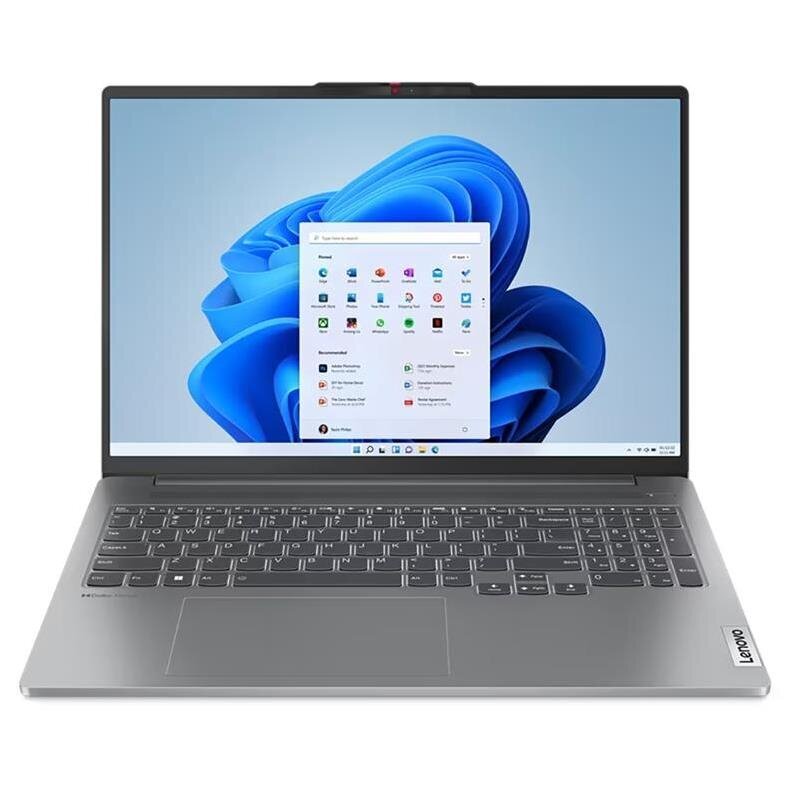 Lenovo IdeaPad Pro 5 16ARP8, 16'', 2.5K, 120 Hz, Ryzen 7, 16 GB, 512 GB, Radeon 680M, ENG, artic gray - Notebook hinta ja tiedot | Kannettavat tietokoneet | hobbyhall.fi