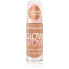 Kirkastava neste Glow Wow (Prime & Blend & Highlight) 20 ml hinta ja tiedot | Aurinkopuuterit ja poskipunat | hobbyhall.fi