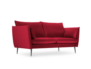 Micadoni Home Agate 2S, punaisen värinen sohva hinta ja tiedot | Sohvat ja vuodesohvat | hobbyhall.fi