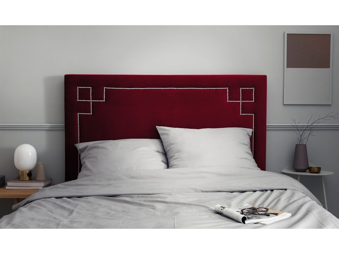 Sängynpääty Windsor and Co Eos 180 cm, punainen hinta ja tiedot | Sängyt | hobbyhall.fi