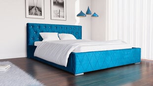 Sänky Diori 160x200 cm, sininen hinta ja tiedot | Sängyt | hobbyhall.fi