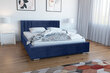 Sänky Zebra, 160x200 cm, sininen hinta ja tiedot | Sängyt | hobbyhall.fi