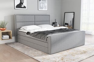 Sänky Lucy 140x200 cm, harmaa hinta ja tiedot | Sängyt | hobbyhall.fi