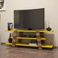 TV-taso Kalune Design 845, 120 cm, ruskea/keltainen hinta ja tiedot | TV-tasot | hobbyhall.fi