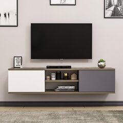 TV-taso Kalune Design 382, 160 cm, harmaa/valkoinen hinta ja tiedot | TV-tasot | hobbyhall.fi