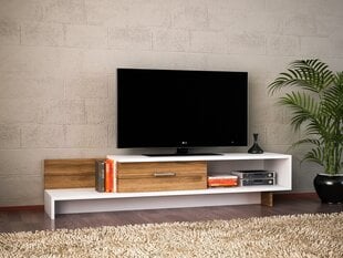 TV-taso Kalune Design 835, 161,8 cm, ruskea/valkoinen hinta ja tiedot | TV-tasot | hobbyhall.fi