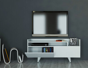 TV-taso Kalune Design 745 (I), 120 cm, valkoinen hinta ja tiedot | TV-tasot | hobbyhall.fi