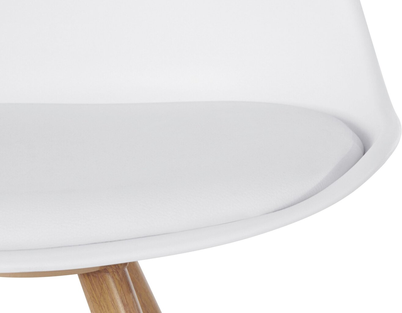 2 tuolin setti Notio Living Lecce, valkoinen hinta ja tiedot | Ruokapöydän tuolit | hobbyhall.fi