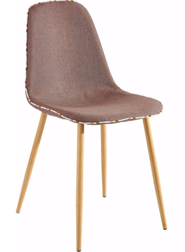 2 tuolin setti Notio Living Canton, ruskea hinta ja tiedot | Ruokapöydän tuolit | hobbyhall.fi
