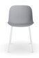 2 tuolin setti Notio Living Orca, harmaa/valkoinen hinta ja tiedot | Ruokapöydän tuolit | hobbyhall.fi