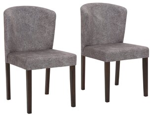 2 tuolin setti Notio Living Jefferson, vaaleanruskea hinta ja tiedot | Ruokapöydän tuolit | hobbyhall.fi