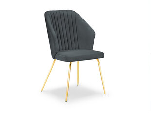 Micadoni Home Cobra -tuoli, tummanharmaa hinta ja tiedot | Ruokapöydän tuolit | hobbyhall.fi