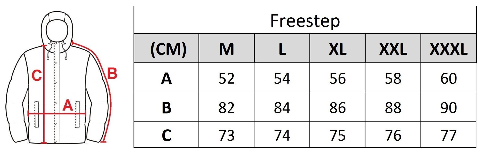 Miesten takki Freestep, punainen hinta ja tiedot | Miesten ulkoilutakit | hobbyhall.fi