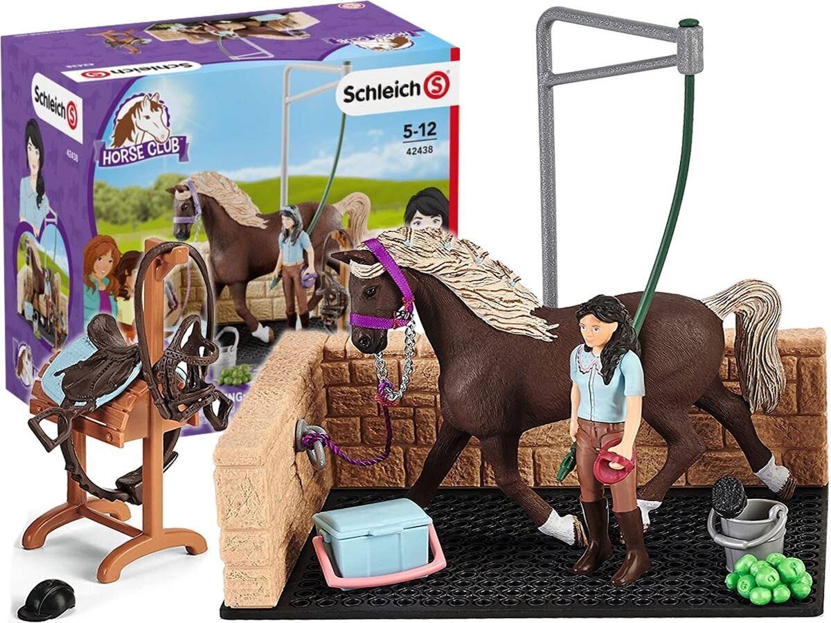 Schleich 42438 Emily & Luna Horse Club Pese Autopesu hinta ja tiedot | Tyttöjen lelut | hobbyhall.fi