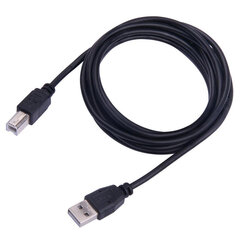 Sbox USB-1013, USB A-B M/M, 3m hinta ja tiedot | Kaapelit ja adapterit | hobbyhall.fi