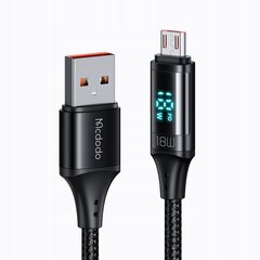 Mcdodo Mcdodo CA-1070 USB - Micro USB -kaapeli, 3A, 1,2 m (musta) hinta ja tiedot | Mcdodo Kodinkoneet ja kodinelektroniikka | hobbyhall.fi