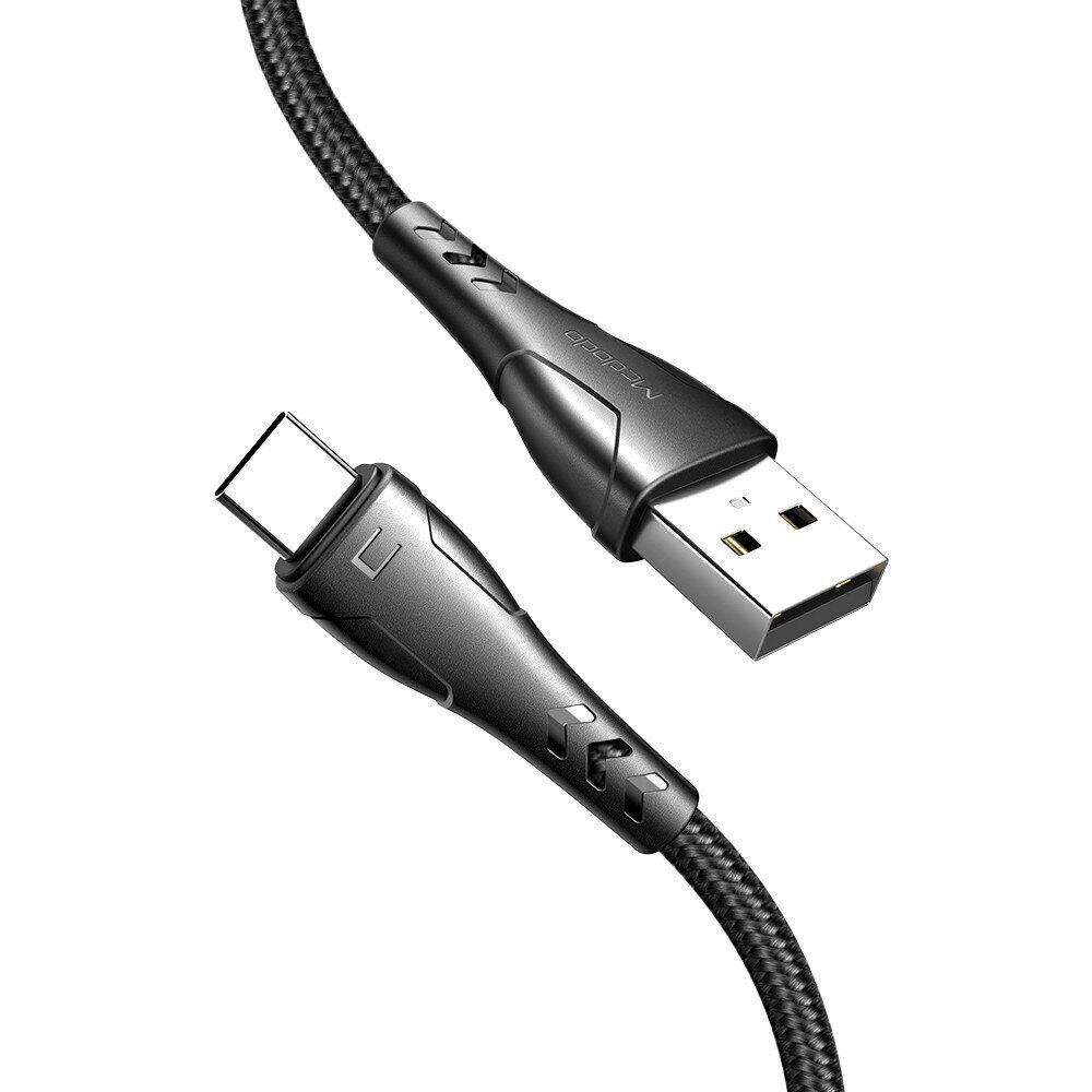 Mcdodo USB-USB-C-kaapeli, Mcdodo CA-7461, 1,2 m (musta) hinta ja tiedot | Kaapelit ja adapterit | hobbyhall.fi