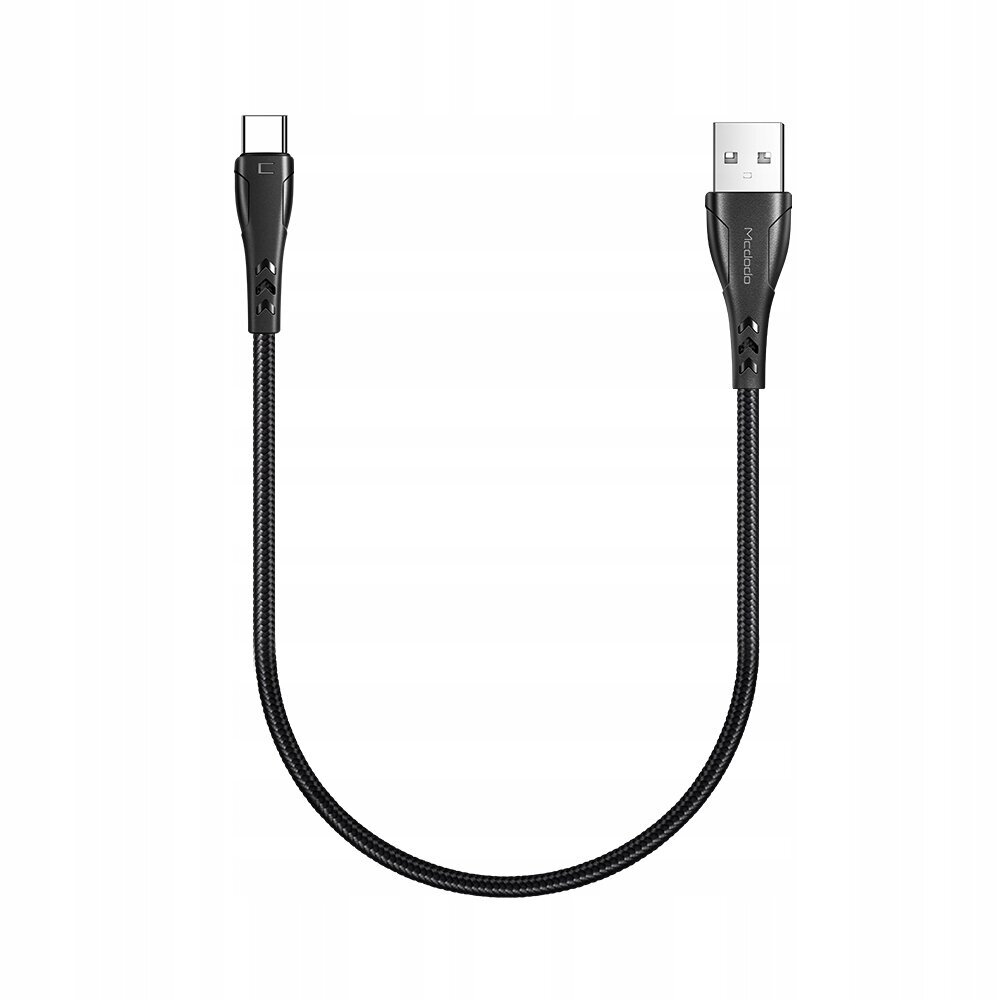 Mcdodo USB-USB-C-kaapeli, Mcdodo CA-7460, 0,2 m (musta) hinta ja tiedot | Kaapelit ja adapterit | hobbyhall.fi