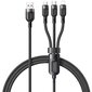 Mcdodo 3in1 USB-USB-C / Lightning / Micro USB -kaapeli, Mcdodo CA-0930, 6A, 1,2 m (musta) hinta ja tiedot | Kaapelit ja adapterit | hobbyhall.fi