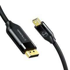 Mcdodo Mini DisplayPort - DisplayPort-kaapeli Mcdodo CA-8150, 2m (musta) hinta ja tiedot | Mcdodo Kodinkoneet ja kodinelektroniikka | hobbyhall.fi