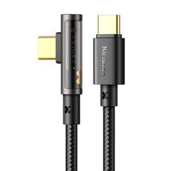 Mcdodo Mcdodo CA-3401 USB–USB-C Prism 90 asteen kaapeli, 100 W, 1,8 m (musta) hinta ja tiedot | Kaapelit ja adapterit | hobbyhall.fi
