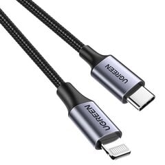 UGREEN Lightning-kaapeli USB-C:hen UGREEN PD 3A US304, 1,5 m hinta ja tiedot | Ugreen Televisiot ja lisätarvikkeet | hobbyhall.fi