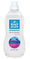 Biały Jeleń Hypoallergeeninen pesugeeli värillisille tekstiileille 1500ml hinta ja tiedot | Pyykinpesuaineet | hobbyhall.fi