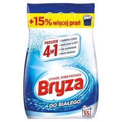 Bryza 4in1 jauhe valkoiseen pesuun 3,575kg hinta ja tiedot | Pyykinpesuaineet | hobbyhall.fi