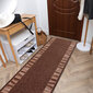 Kumipohjainen matto LINEA ruskea 80cm hinta ja tiedot | Isot matot | hobbyhall.fi