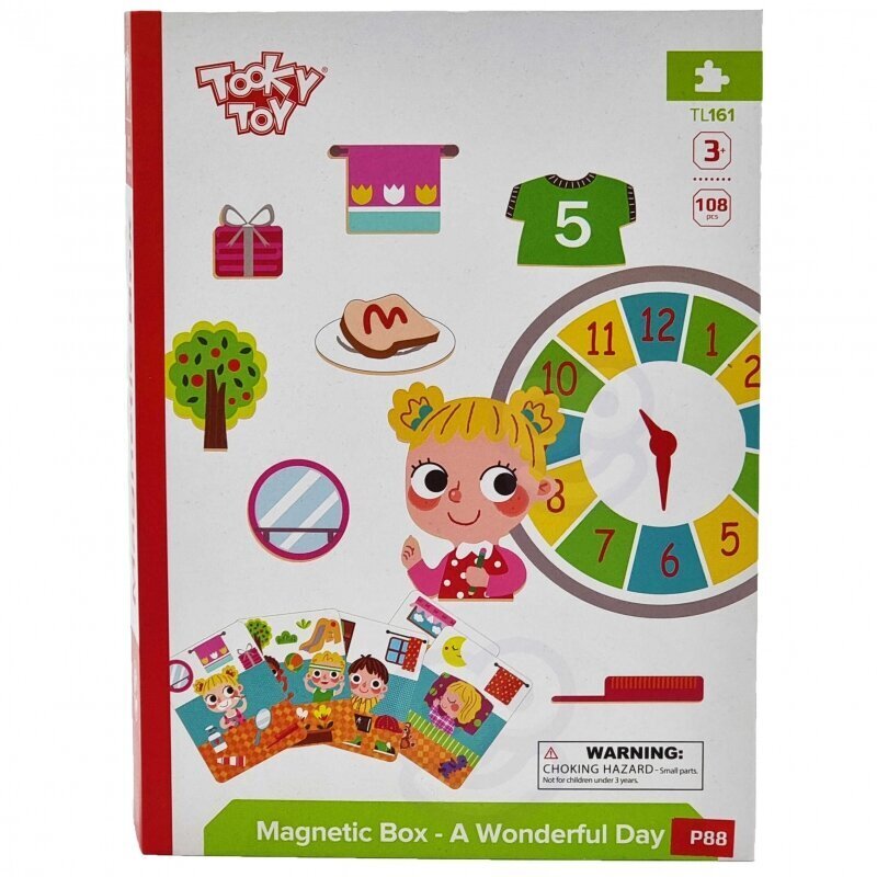 Tooky Toy magneettinen palapeli, 108 palaa hinta ja tiedot | Vauvan lelut | hobbyhall.fi