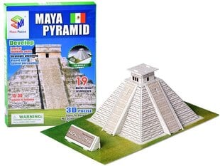 Maya-pyramidi 3D-palapeli, 19 kpl hinta ja tiedot | Palapelit | hobbyhall.fi