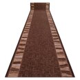 Kumipohjainen matto LINEA ruskea 67cm