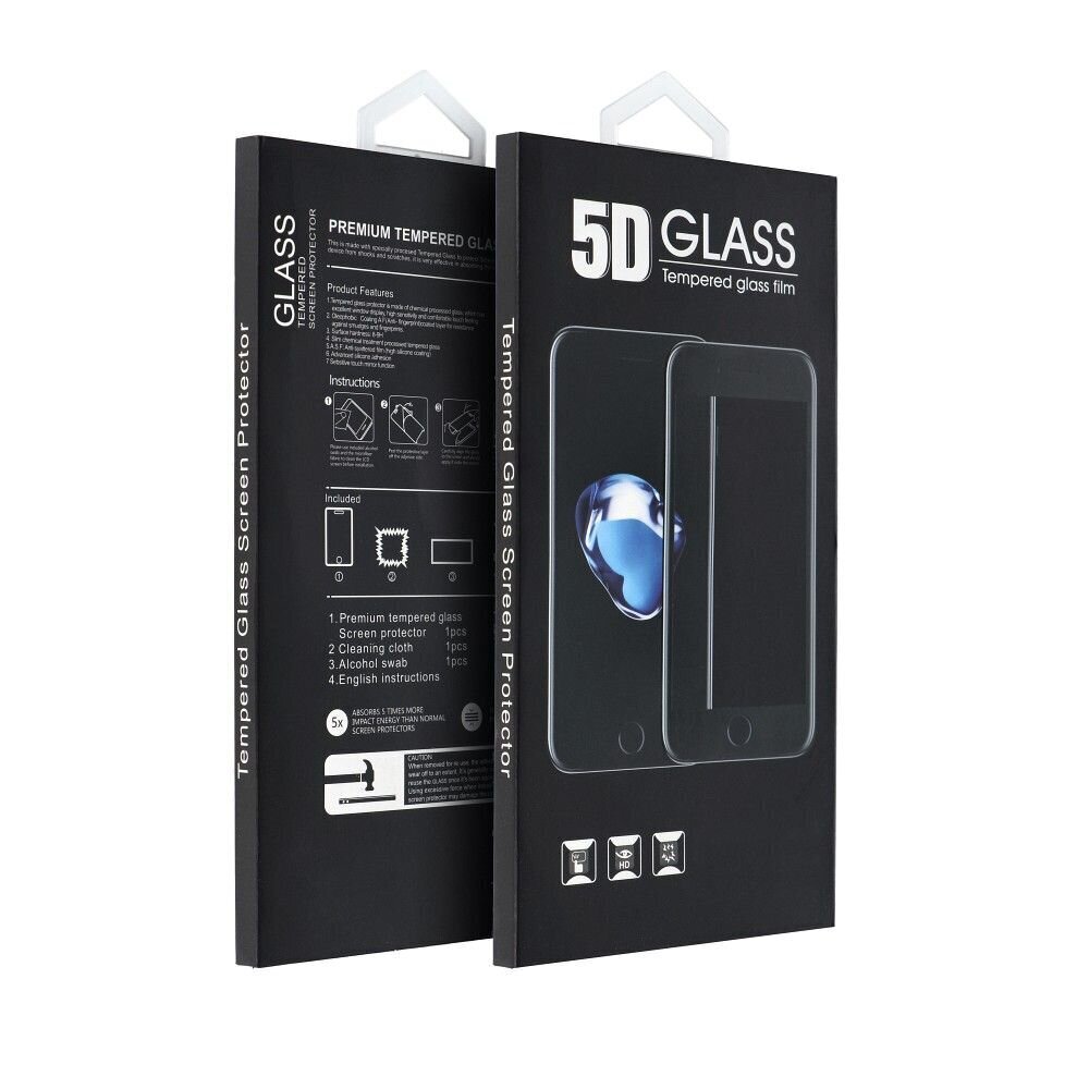Näytönsuoja 5D karkaistua lasia Samsung Galaxy A54 5G (6,4”) - Musta hinta ja tiedot | Näytönsuojakalvot ja -lasit | hobbyhall.fi