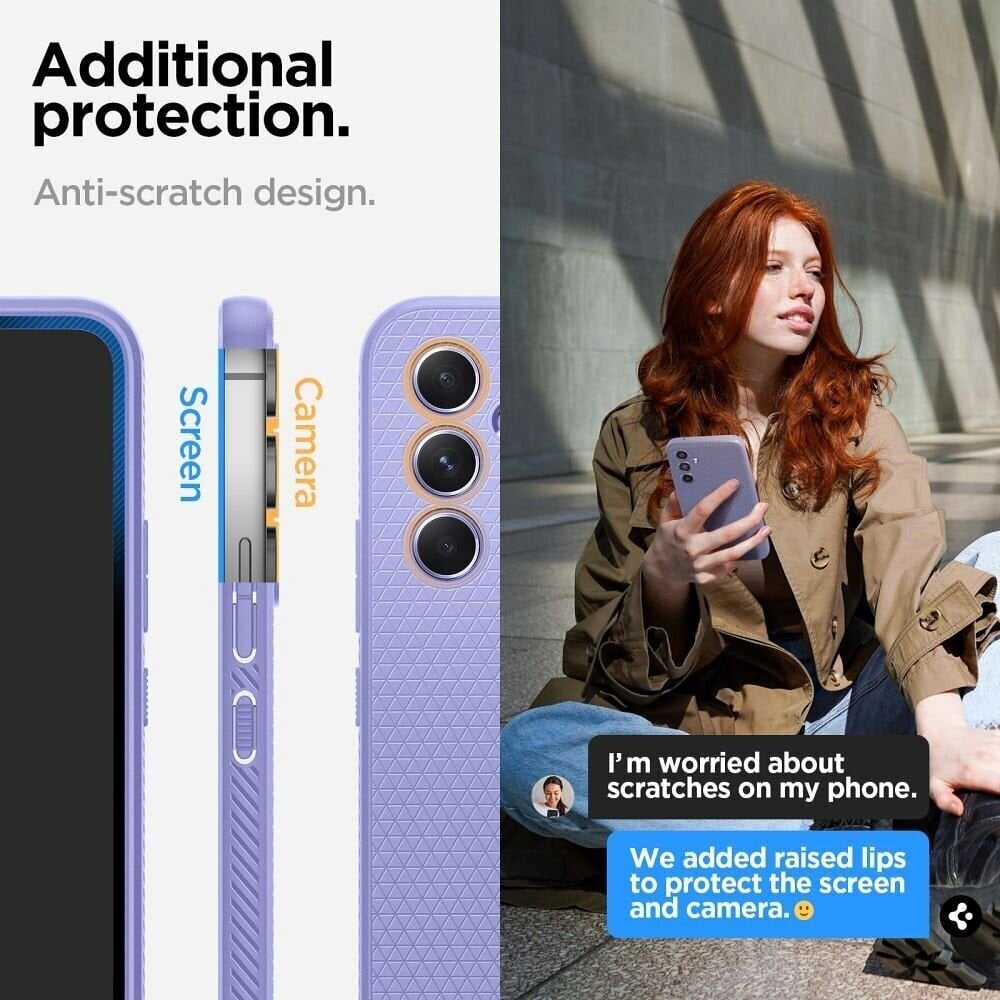 Samsung Galaxy A54 5G (6,4”) SPIGEN Liquid Air Suojakuori – Violetti hinta ja tiedot | Puhelimen kuoret ja kotelot | hobbyhall.fi