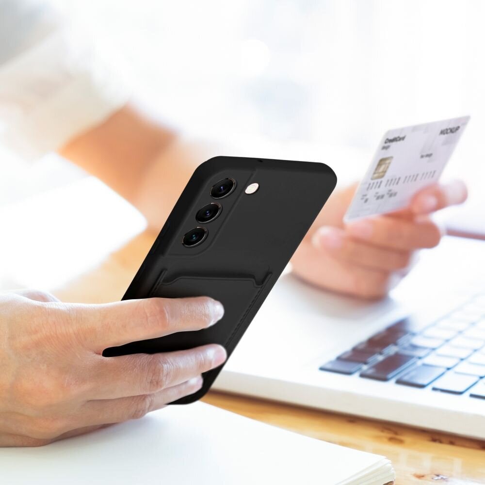 Samsung Galaxy A34 5G (6,6″) Forcell CARD suojakuori - Musta hinta ja tiedot | Puhelimen kuoret ja kotelot | hobbyhall.fi