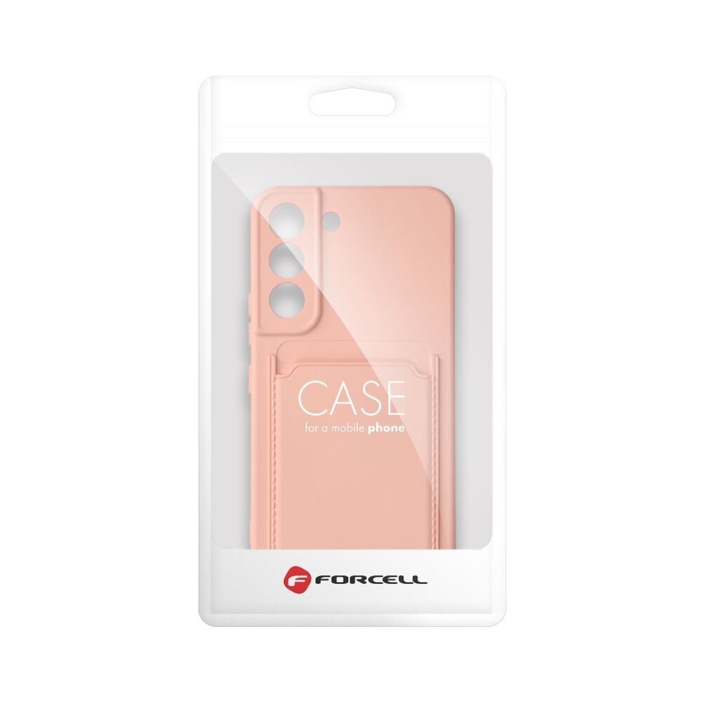 Samsung Galaxy A34 5G (6,6″) Forcell CARD suojakuori - Vaaleanpunainen hinta ja tiedot | Puhelimen kuoret ja kotelot | hobbyhall.fi