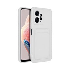 Xiaomi Redmi Note 12 4G (6,67″) Forcell CARD suojakuori - Valkoinen hinta ja tiedot | Puhelimen kuoret ja kotelot | hobbyhall.fi