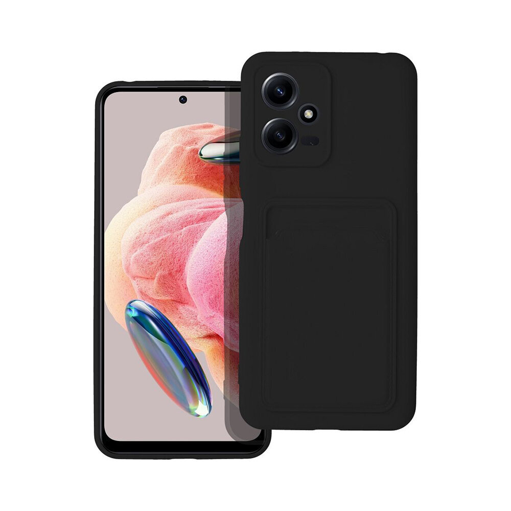 Xiaomi Redmi Note 12 5G (6,67″) Forcell CARD suojakuori - Musta hinta ja tiedot | Puhelimen kuoret ja kotelot | hobbyhall.fi